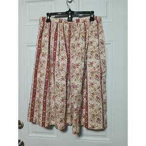 Women's Pleated Floral Skirt size 4